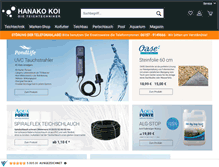Tablet Screenshot of hanako-koi.de